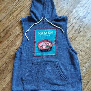 Ramen sleeveless hoodie sz M